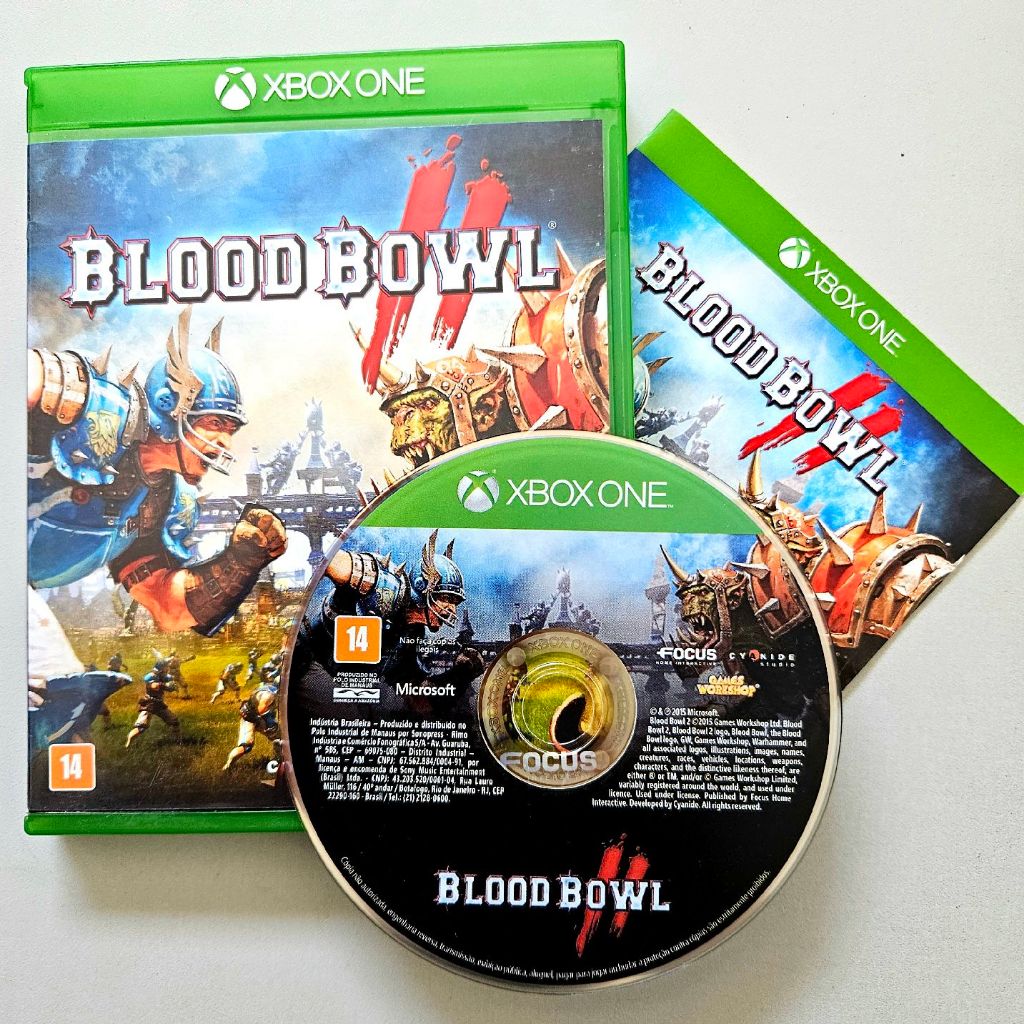 Futebol Americano Blood Bowl 2 Xbox One Midia Fisica