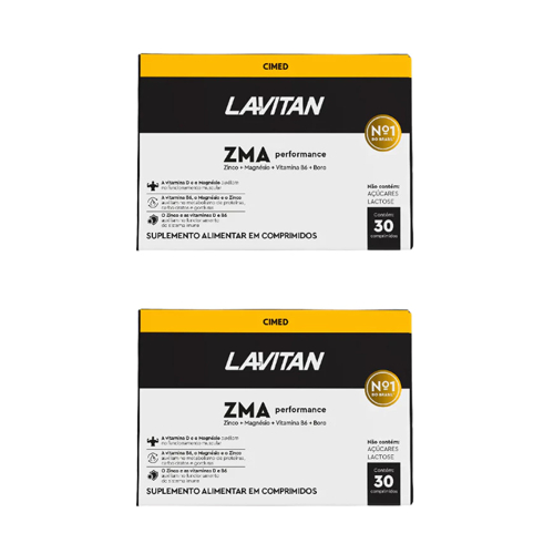 Kit 2 Lavitan ZMA Performance Homem - 30 Caps - Cimed