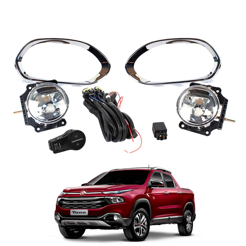 Farol Milha Auxiliar Botao Original Fiat Toro 16/20