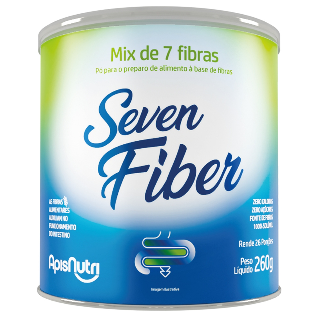 Seven Fiber Lata 260g - Mix De 7 Fibras Suplemento Alimentar