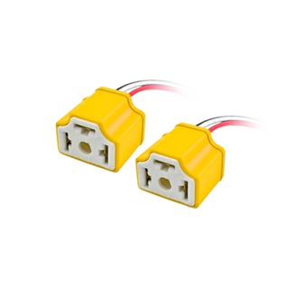 Par Chicotes H4 C/fio 1,5mm Em Porcelana Super Branca 2 Unid em Oferta na Shopee