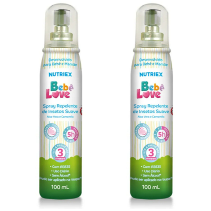 Repelente Infantil Bebê Love 100ml – Proteção Natural Contra Insetos