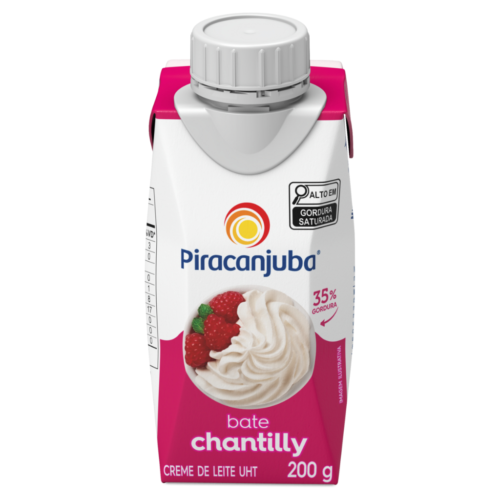 Creme de Leite Chantilly Piracanjuba 200g em Oferta na Shopee