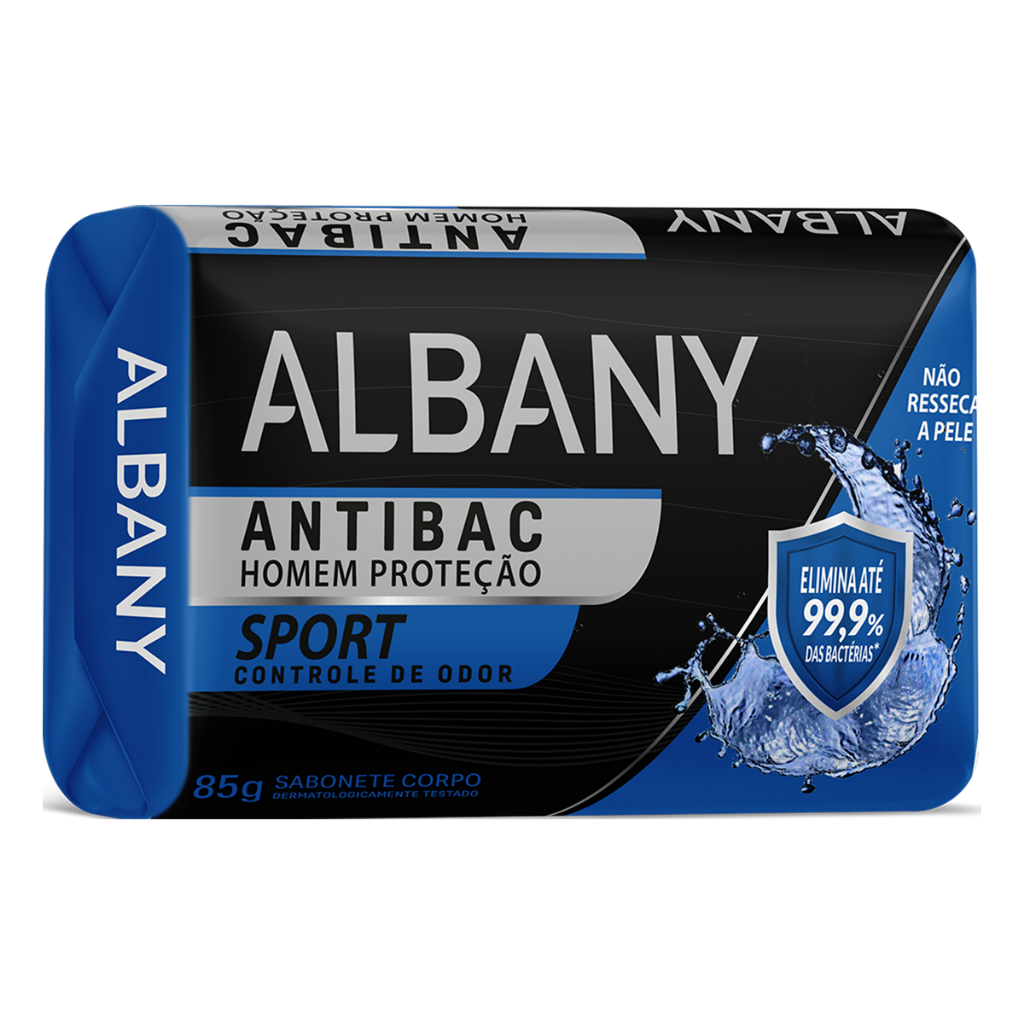 Sabonete Em Barra Albany Homem Proteção Controle De Odor Com 85g