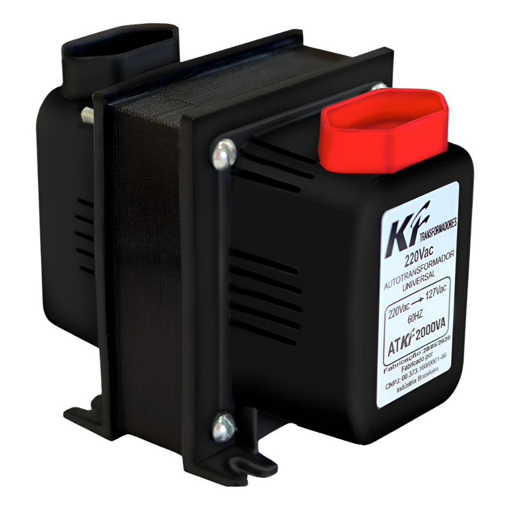Auto Transformador 2000VA até 1100W Conversor Energia KF 220V Para 110V e 110V para 220V