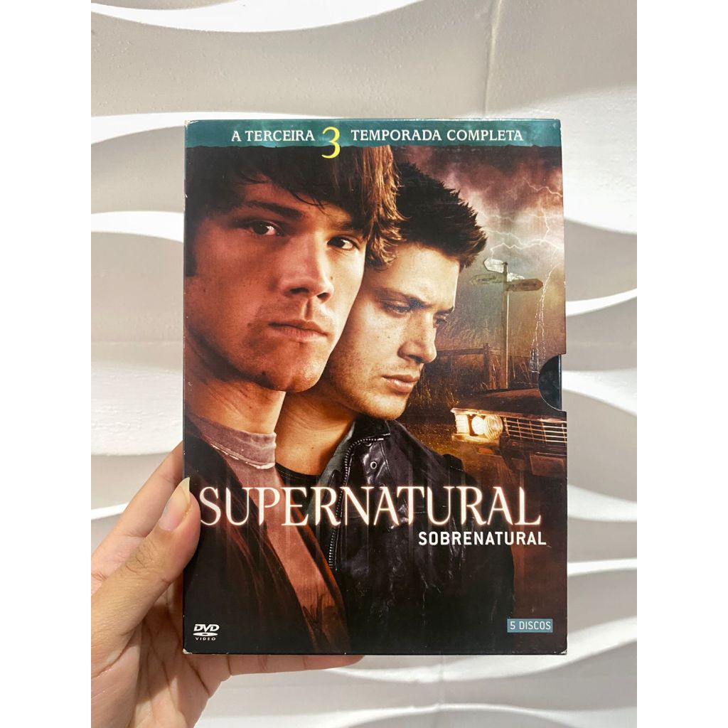 Box DVD Supernatural- Terceira temporada