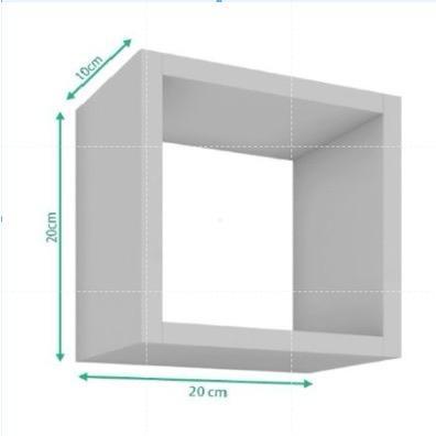 Nicho Decorativo Em MDF 20X20X10 Cm Envio Montado em Oferta na Shopee