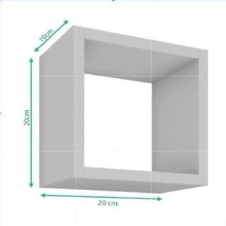 Nicho Decorativo Em MDF 20X20X10 Cm Envio Montado em Oferta na Shopee