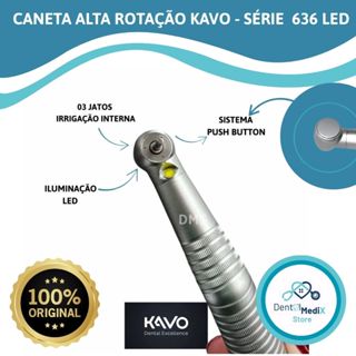 CANETA Alta Rotação KAVO LED 636 CP - Peças de mão Odonto DENTISTA em Oferta na Shopee