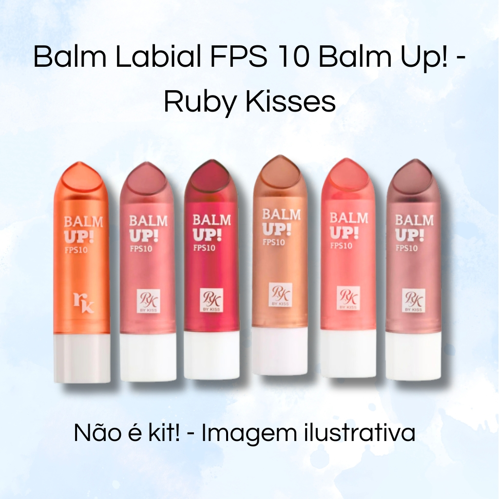 Ruby Kisses Balm Up! FPS 10 – Protetor Labial Hidratante em Oferta na Shopee