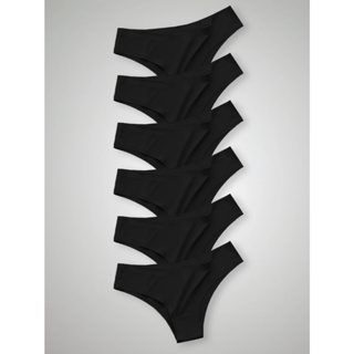 Kit com 6 Calcinhas Biquíni Sem Costura Segunda Pele em Oferta na Shopee