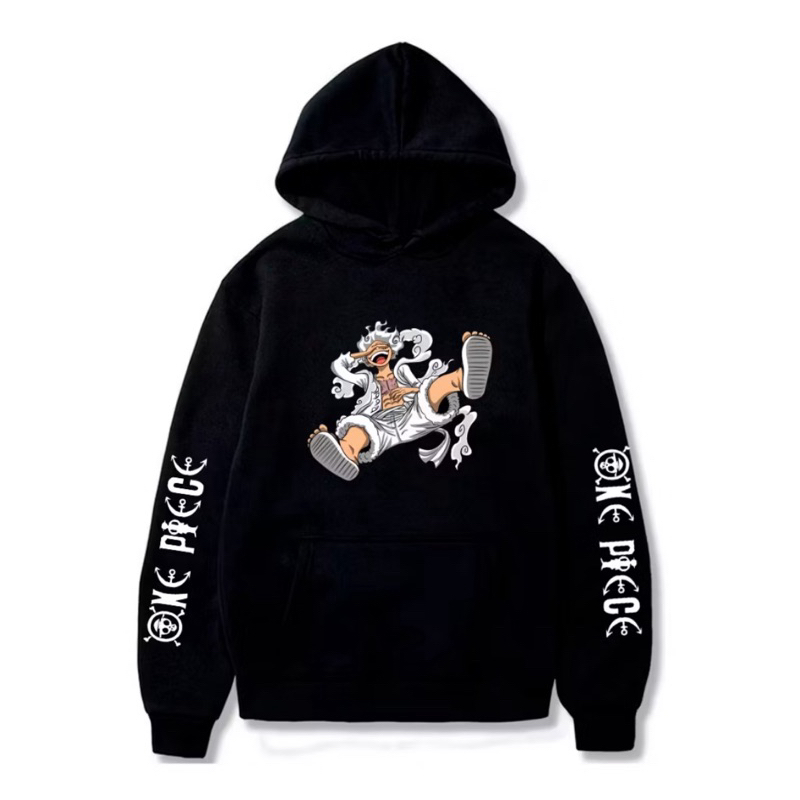 Moletom Canguru Gear Fifth Luffy One Piece Blusa de Frio Estampada105