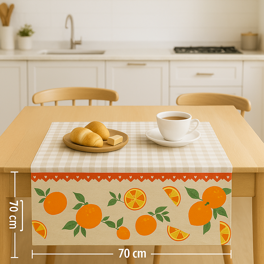 Toalha de Chá Café Lanche Estampada 70 cm x 70 cm para Fogão Micro-ondas Caminho de Mesa Estampas Variadas