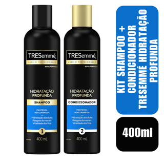 Kit Shampoo + Condicionador Tresemmé Hidratação Profunda 400ml em Oferta na Shopee