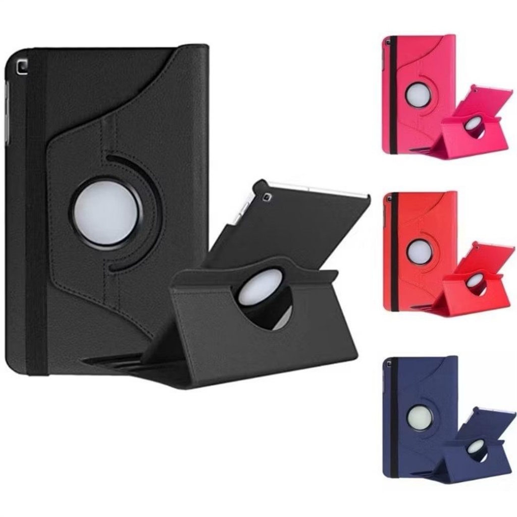 Capa capinha giratória 360 de couro para Tablet Samsung A11 9 Plus 8 S6 7 8 9 10