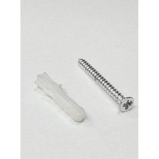 Par de Parafuso c Bucha 6mm p Suporte de Violão Parede