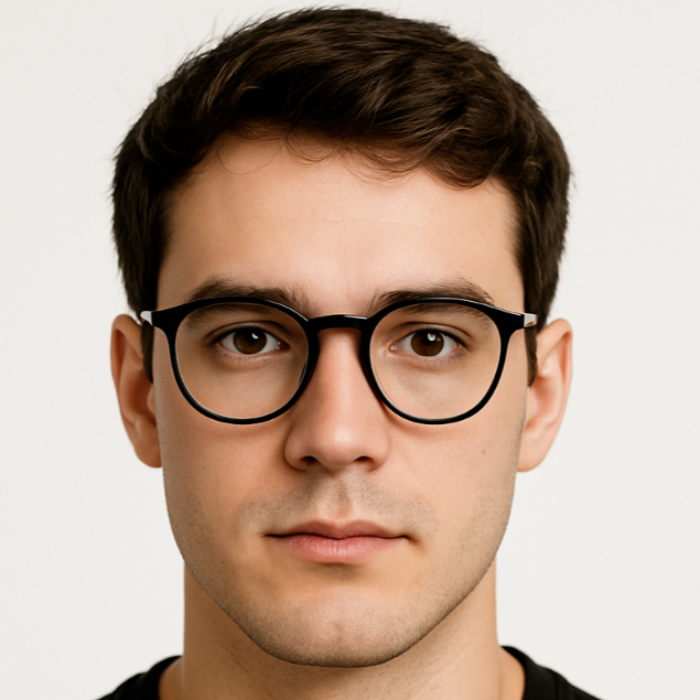 Óculos Masculino Redondo Preto Armação Sem Grau Tr90 Moda