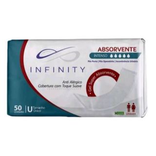 Absorvente Geriatrico INFINITY pos parto e operatorio com 50 UNIDADES CADA em Oferta na Shopee