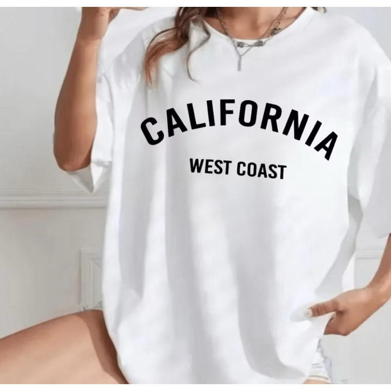 Camiseta Oversized Streetwear Feminino California