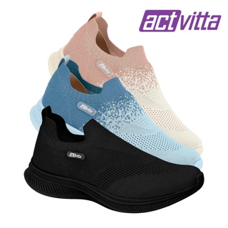 Tênis Feminino Actvitta Casual Calce Fácil Slip On Academia Corrida Confortável Original em Oferta na Shopee