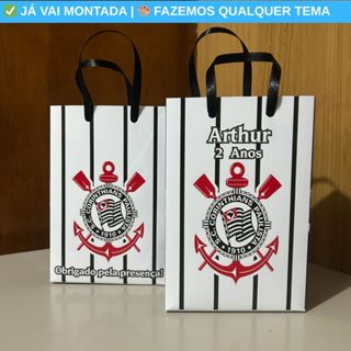 Sacolinha Surpresa Personalizada Corinthians Festa Infantil | Lembrancinha Aniversário Criança Temas em Oferta na Shopee