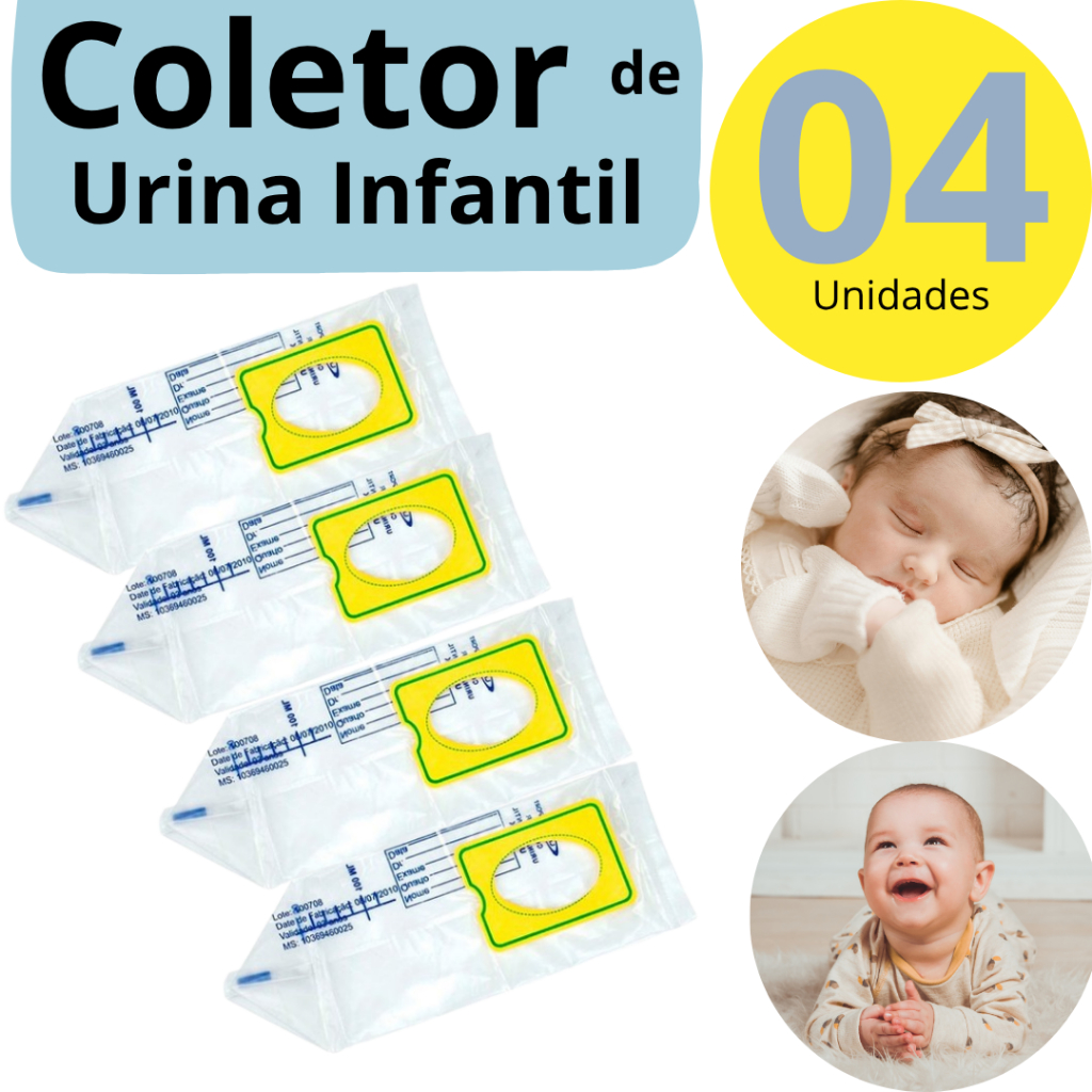 Promoção 4 Coletor de Urina Infantil
