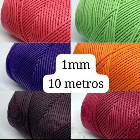 Cordão Encerado Danitex Algodão 005 01MM c/10 Metros em Oferta na Shopee