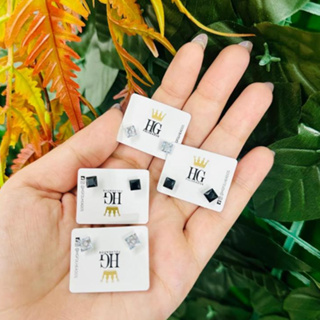 KIT 3, 5 OU 10 PARES Brincos Ponto de Luz Zircônia Silicone Adulto/Infantil Cristal e Preto em Oferta na Shopee