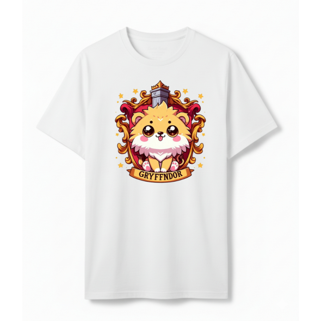 Camisetas Personalizadas T-Shirt Casas Harry Potter Grifinória, Sonserina, Corvinal, Lufa-Lufa