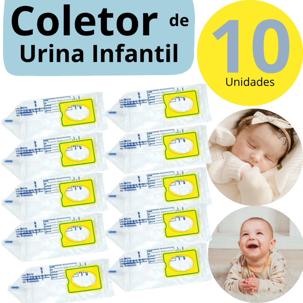 Promoção 10 Coletor de Urina Infantil