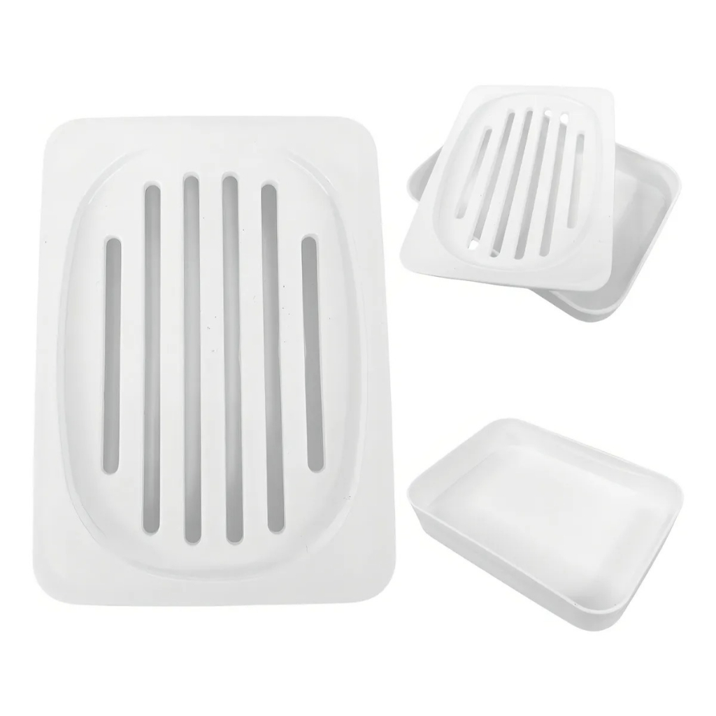 Saboneteira Plástico Porta Sabonete Banheiro C/Tela Nitron em Oferta na Shopee