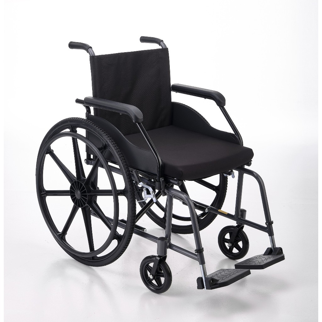 Cadeira de Rodas Semi Obeso Pneu Pu Antifuro 100kg Prolife