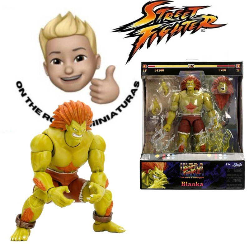 Miniatura Action Blanka Street Fighter ll Ultra - Jada Toys