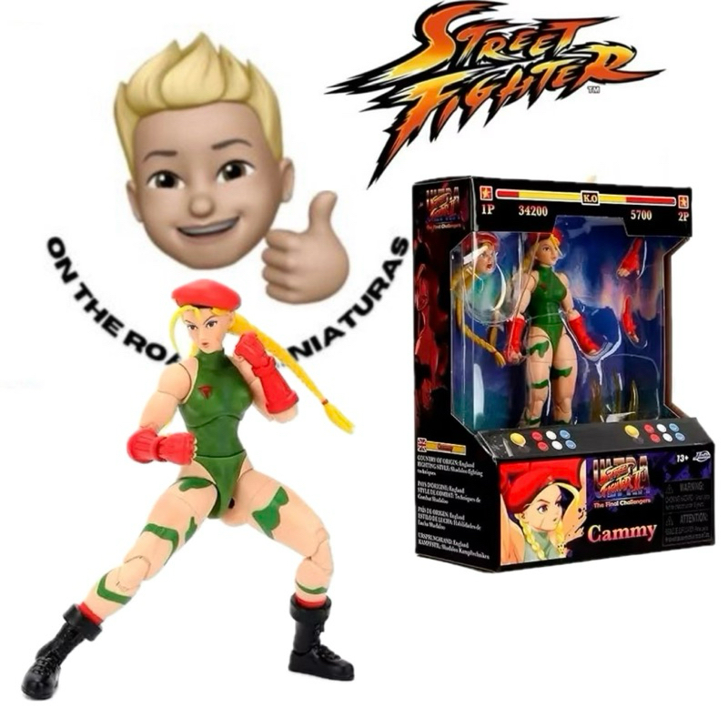 Miniatura Action Cammy Street Fighter ll Ultra - Jada