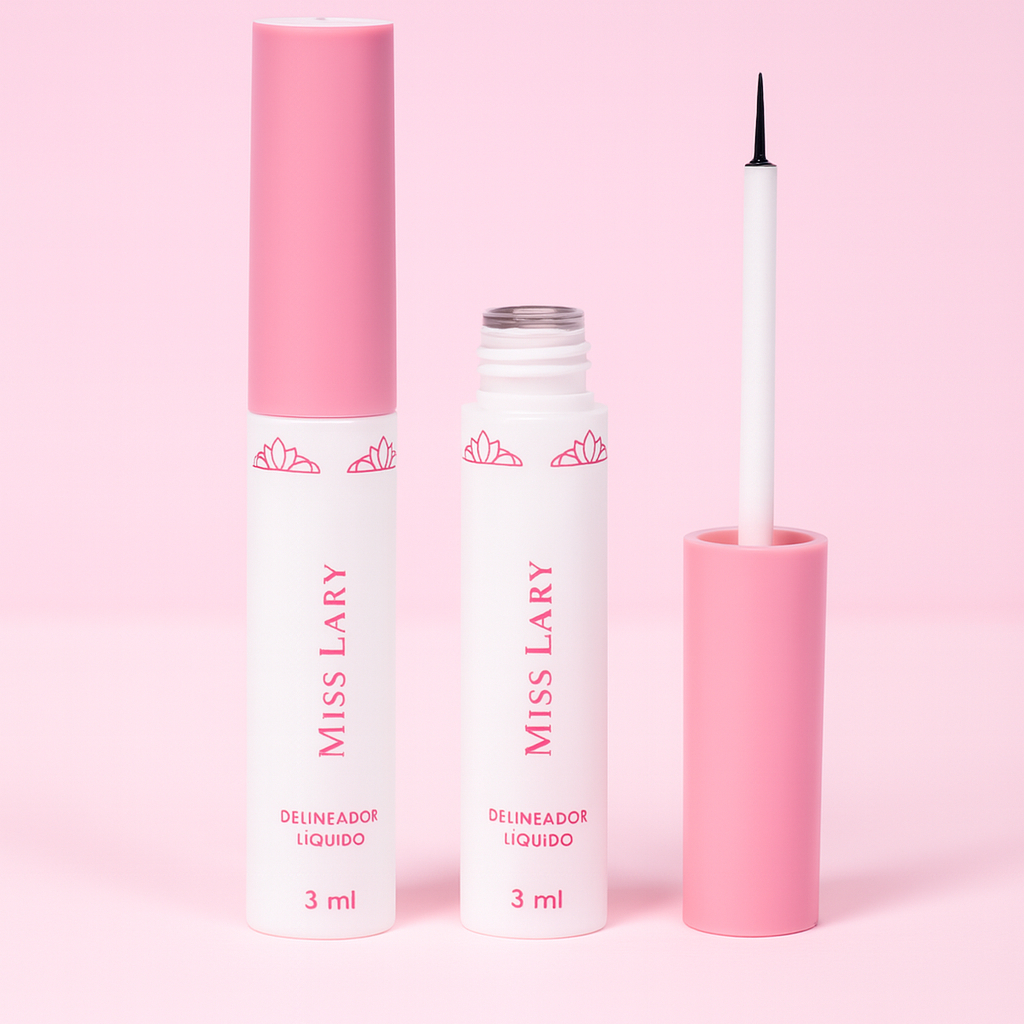 Delineado Liquido Preto 3ml Miss Lary