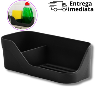Organizador De Pia Suporte Porta Esponja Detergente 21cm Ou em Oferta na Shopee
