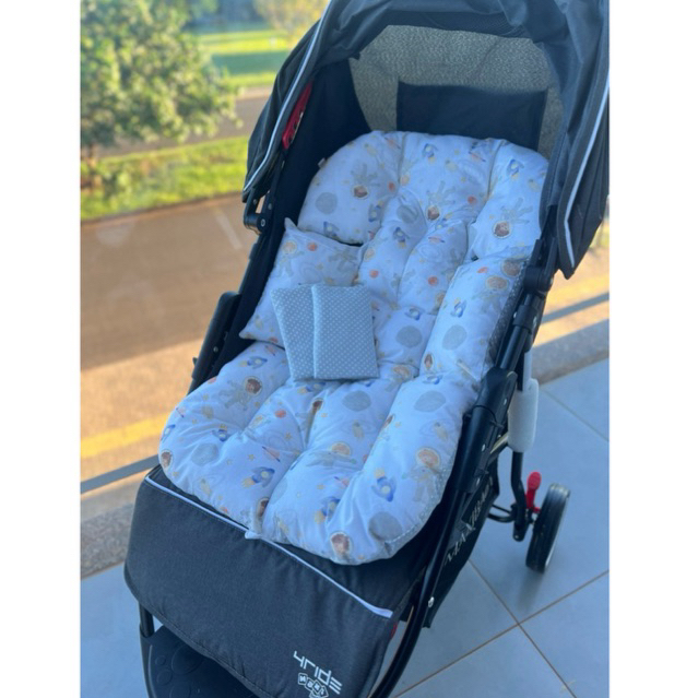 Colchonete Baby almofada capa redutor acolchoado para bebê conforto e carrinho de bebê