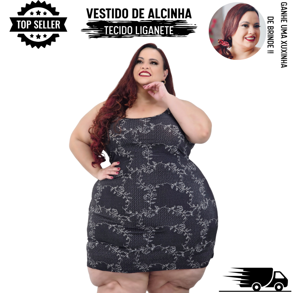 Vestido Moda Elegante Plus Size Soltinho Tendencia Para Dia a Dia Estampada Leve Fresco e Moderno