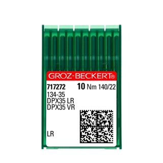 Agulha Industrial DPx35 LR Nº 22 / Nº 24 Ponta Lança Groz-Beckert em Oferta na Shopee