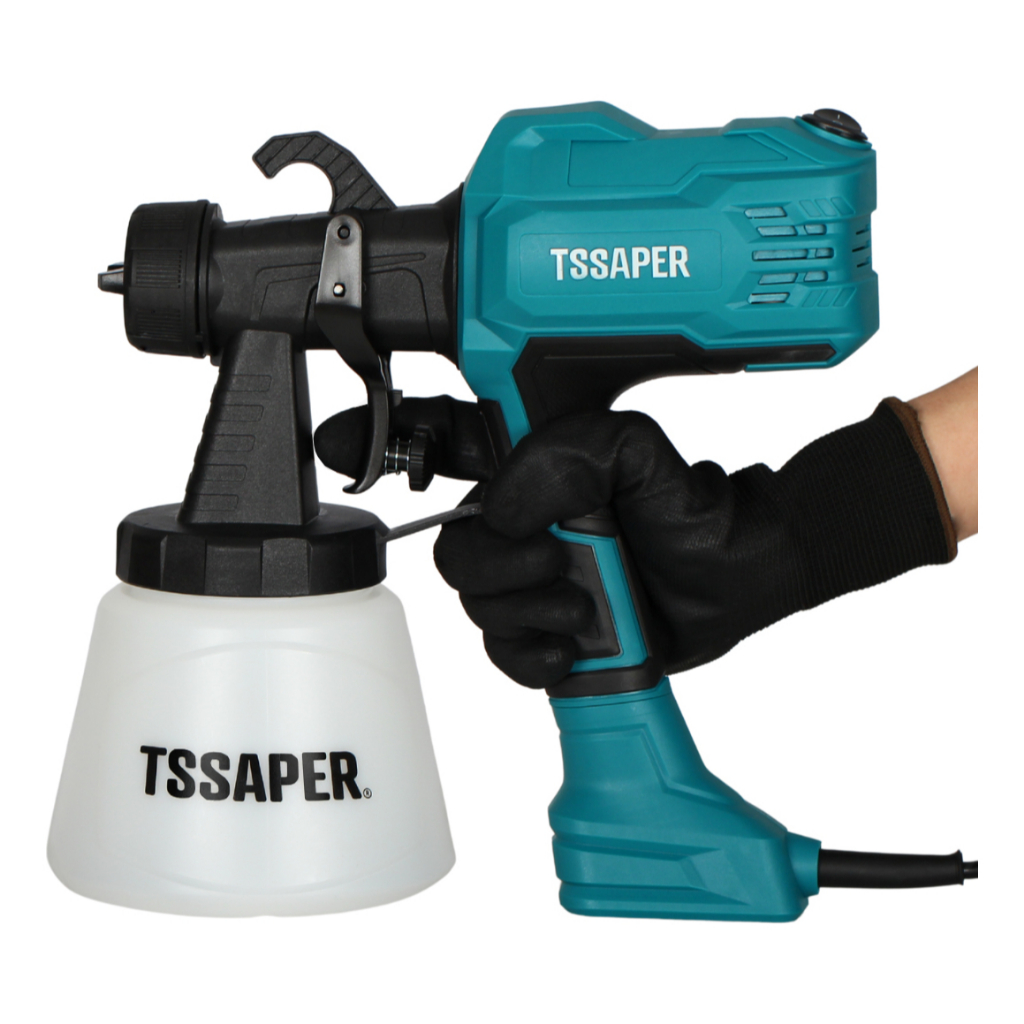 Pulverizador de Pintura Eletrica Pistola de tinta 500w com Bico de Metal TSSAPER em Oferta na Shopee