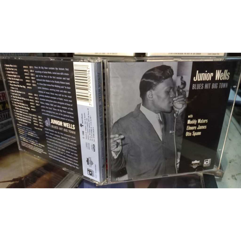 cd junior wells blues hit big town Harmonica Blues, Chicago Blues- NOVO Impecavel 1998 Raro Muddy Waters Elmore James Ot