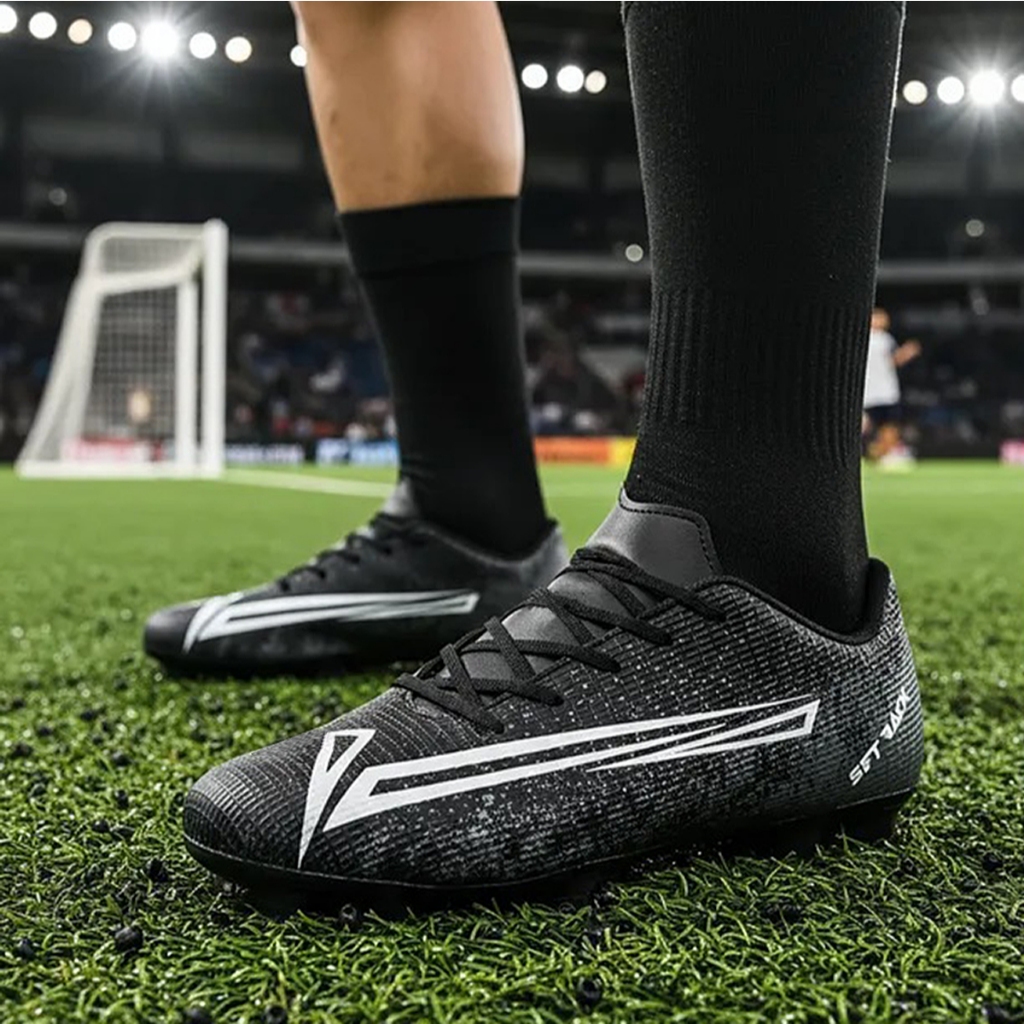 Chuteira Campo Preta Masculina Original Profissional para Futebol Alta Perfomance — imagem 2 de 2