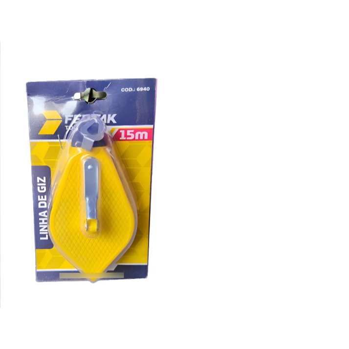 Linha Para Pedreiro/ Gesseiro 21m Para Marcação Gesso Fertak