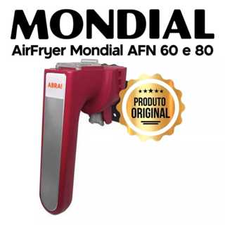 PUXADOR AIR FRYER VERMELHO AFN-60/ AFN-80 MONDIAL ORIGINAL COM PARAFUSO em Oferta na Shopee