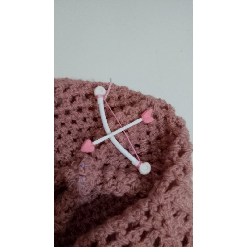 arco e flecha hobbie artesanal para boneca cupid mh