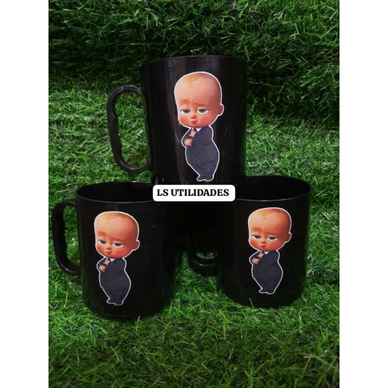 Kit Canecas Caneca 6 a 30 adesivadas poderoso chefinho doce personalizada 390ml lembrancinhas crianças aniversário festa
