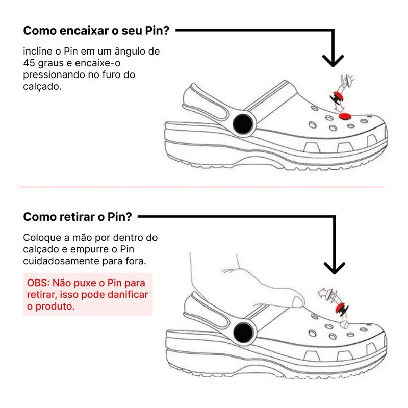 Aplique de Resina para Babuche de Flores