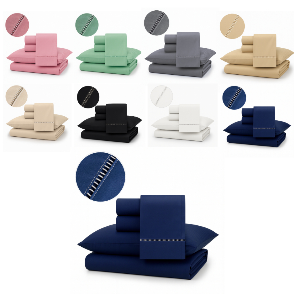 Kit Jogo de Lençol Padrão Cama Box 03 Peças Casal Queen King Jogo de Cama Micropercal 400 Fios Solteiro