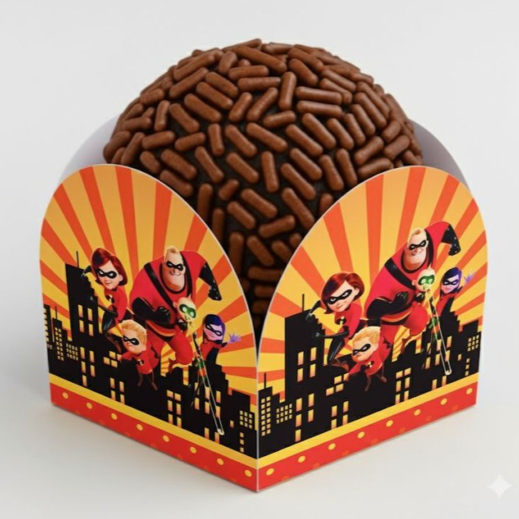 100 Forminhas Personalizadas os incriveis Doce Brigadeiro 4 Pétalas Festa Aniversários Fominhas para Doces Confeitaria em Oferta na Shopee