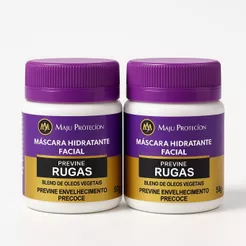 Creme Facial Anti Rugas Máscara Hidratante Previne Envelhecimento Linhas de Expressão Rejuvenescedor